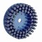 Nylox Disc Brush, Crimped Composite Back Rectangle Straight, 8 in Brush Dia, 7/8 in Center Hole, Silicon C 85920 - alternate 1